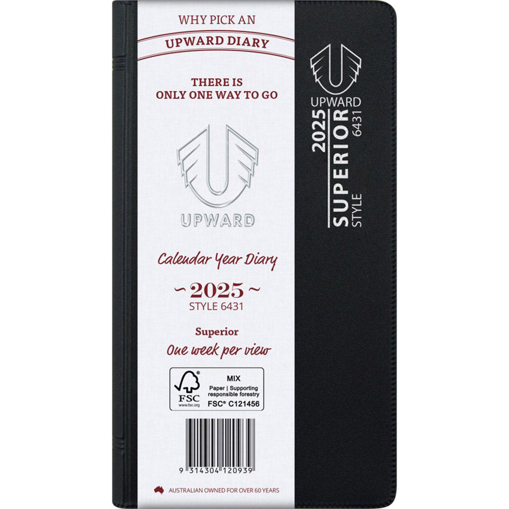 Opad PVC Cover WTV 2025 Diary 148x74mm (sort)