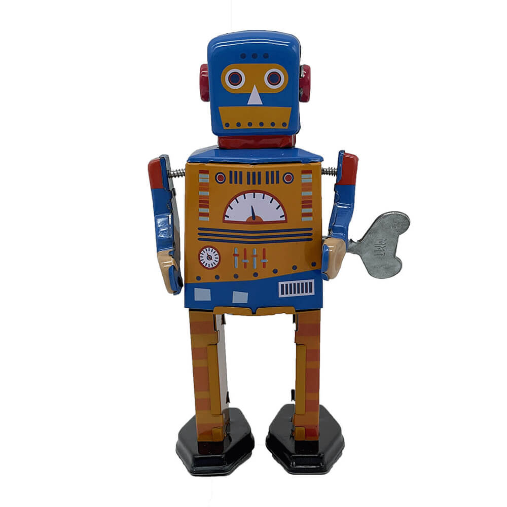 Mr. & Mrs. Tin Robot Toy 15cm