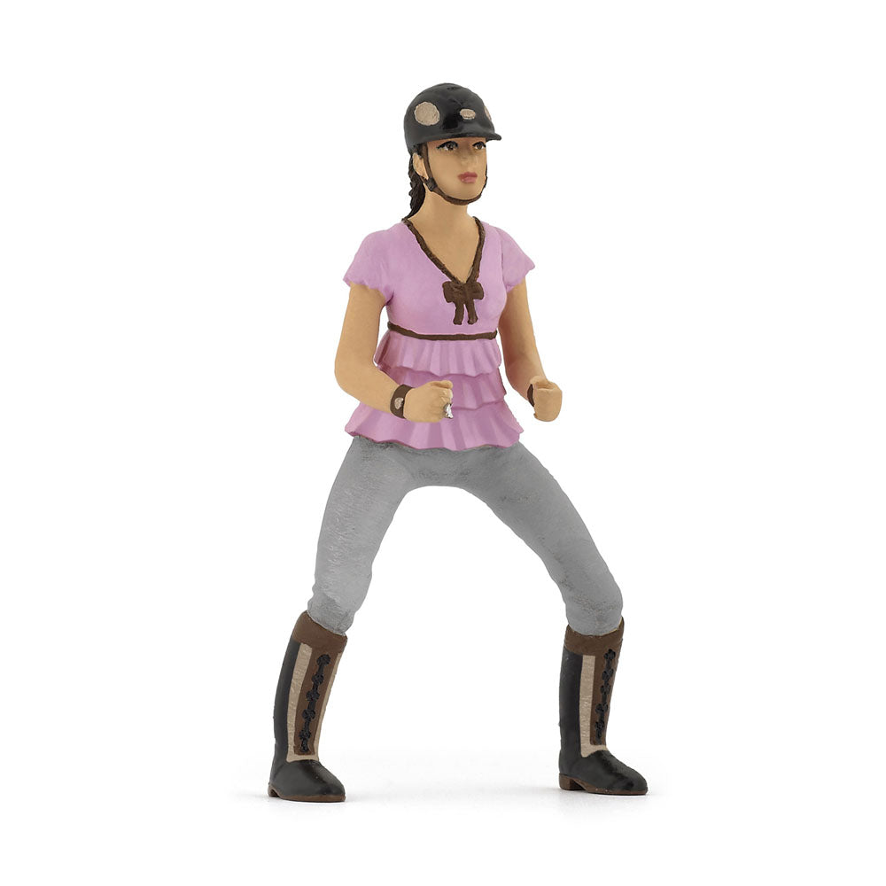 Papo Pink Trendy Rider Figurine