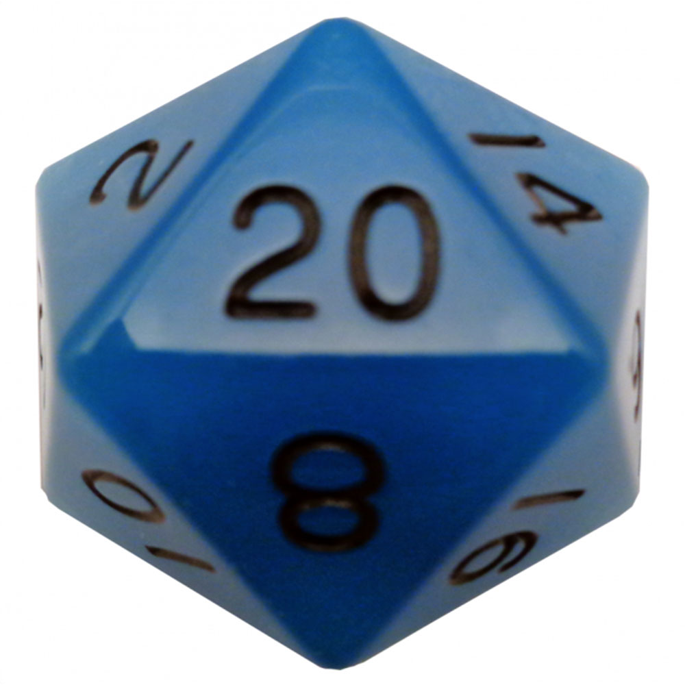 MDG GLOW MEGA Akryl D20 DICE 35mm