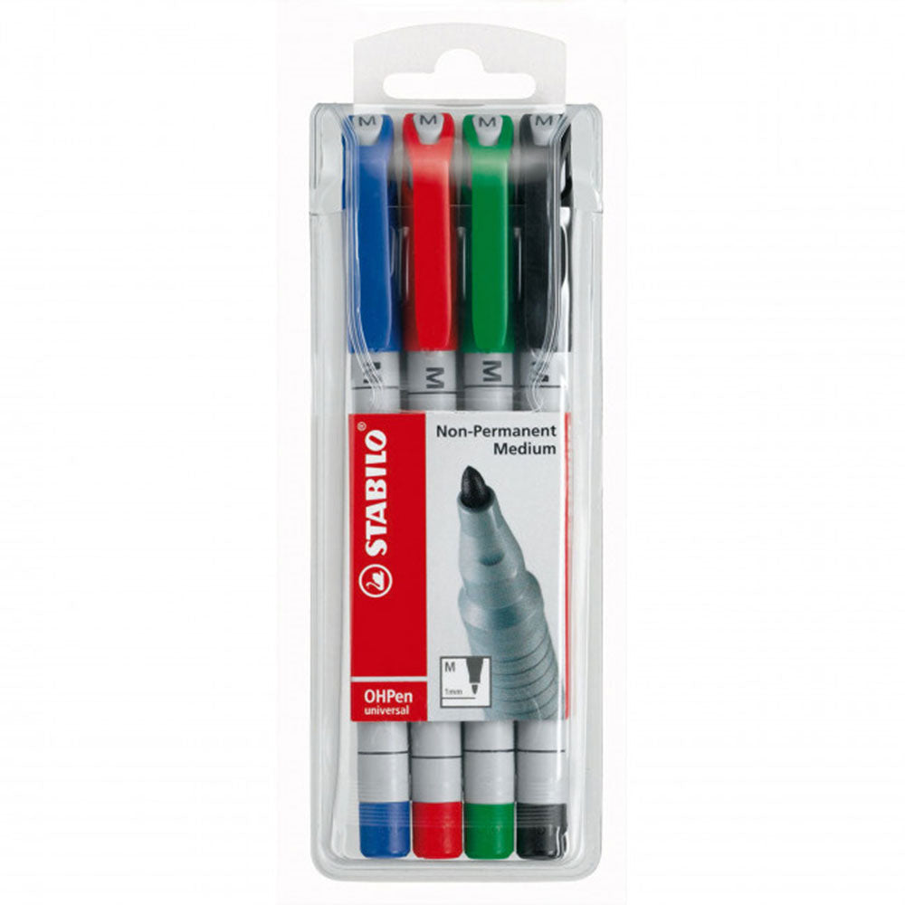 Stabilo Ohpen Universal Pen Markers 4pk