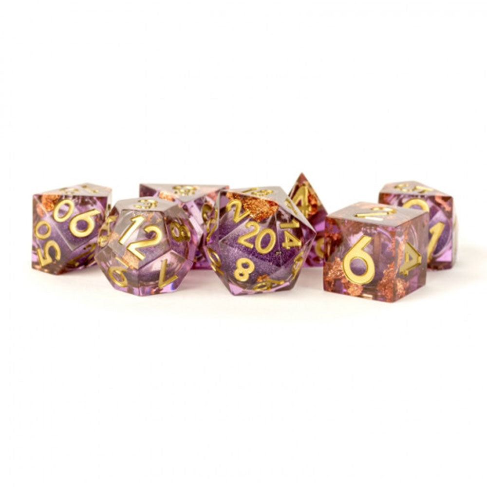 MDG Liquid Core Dice Polyhedral Dice Conjunto de 16 mm