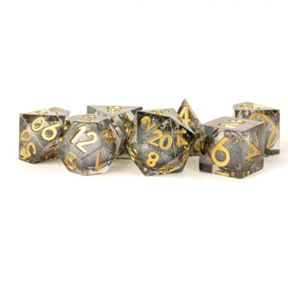 MDG Liquid Core Dice Polyhedral Dice Conjunto de 16 mm