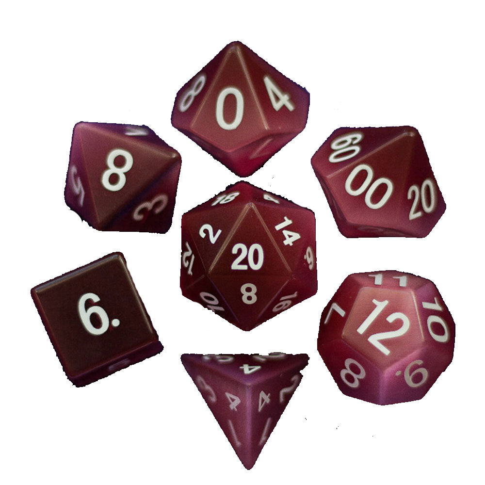 MDG Cat's Eye Polyedral Dice Set 16mm