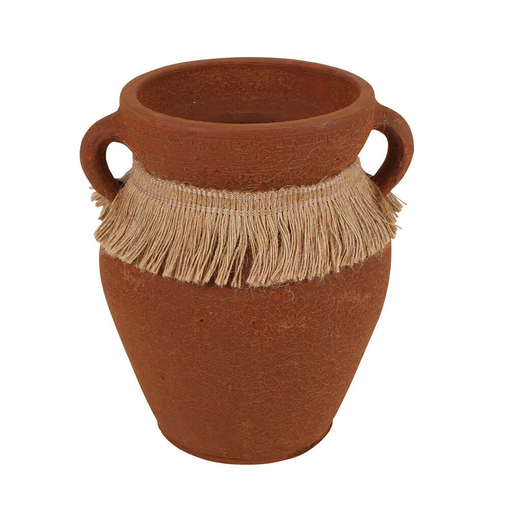 Dekorative Aicha Terracotta Vase