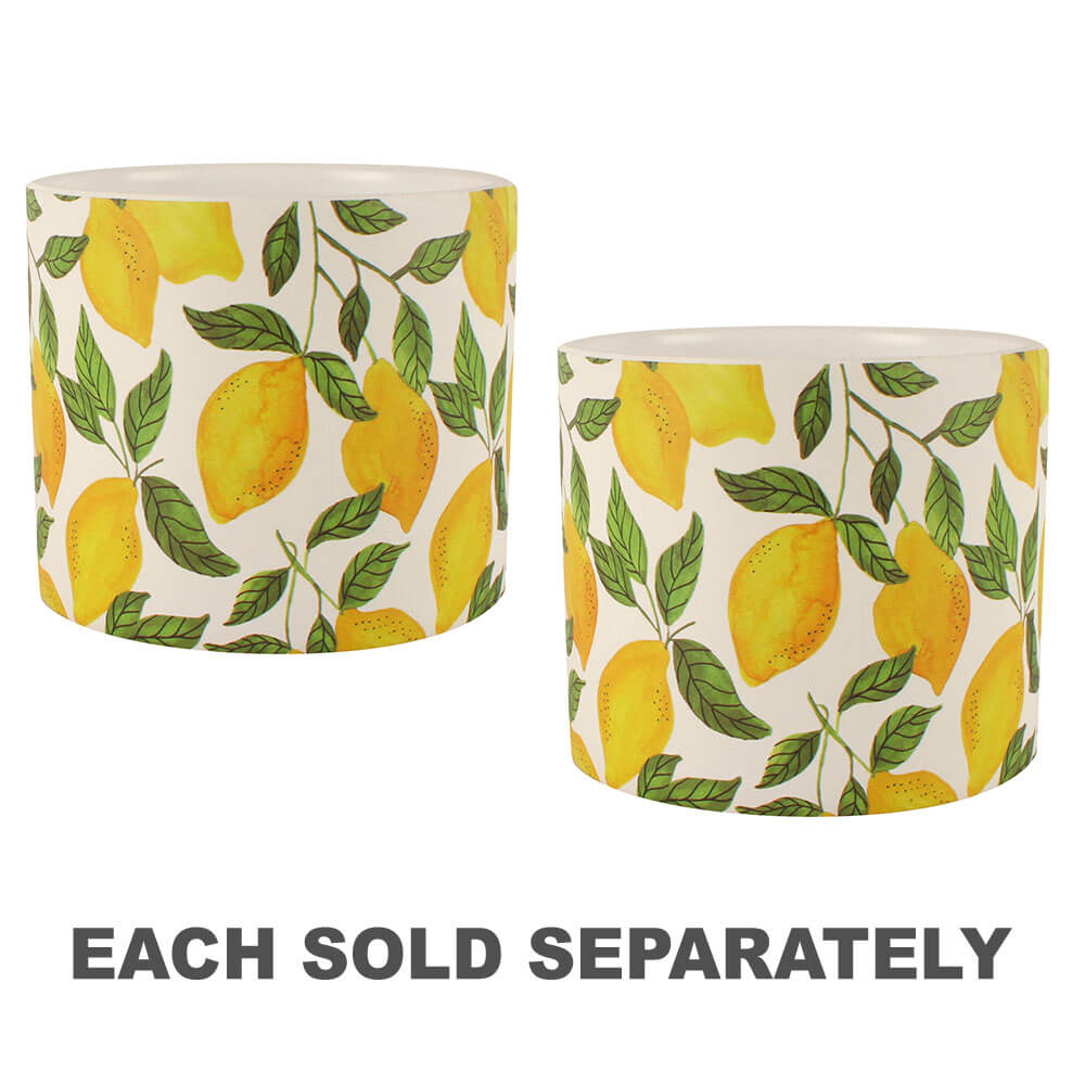 Lemon Tree Ceramic Plant Pot