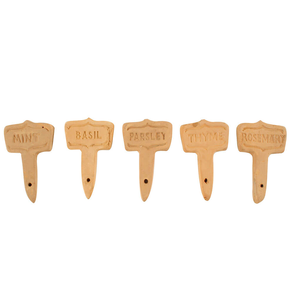 Caharin Veggie Markers Terracotta Set of 5