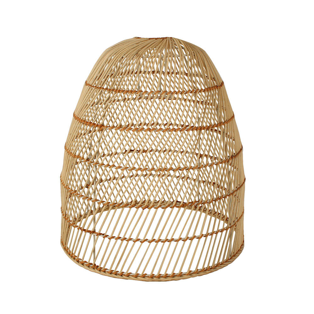 Elisha Rattan Lamp Shade Metal Frame