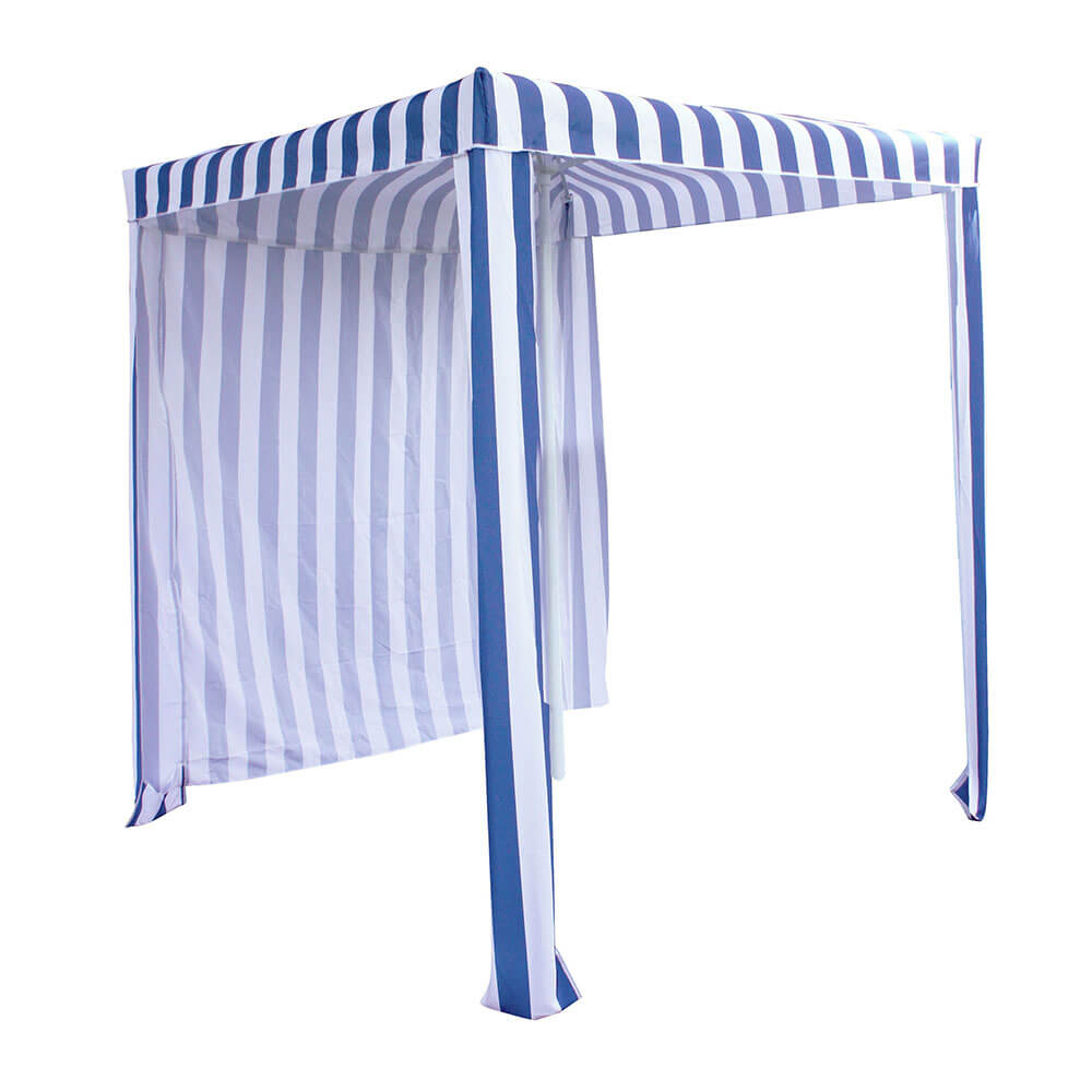 Hamptons Beach Cabana med bagvæg (180x180cm)