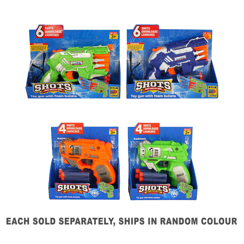 Shots Foam Bullet Gun (1pc Random Color)