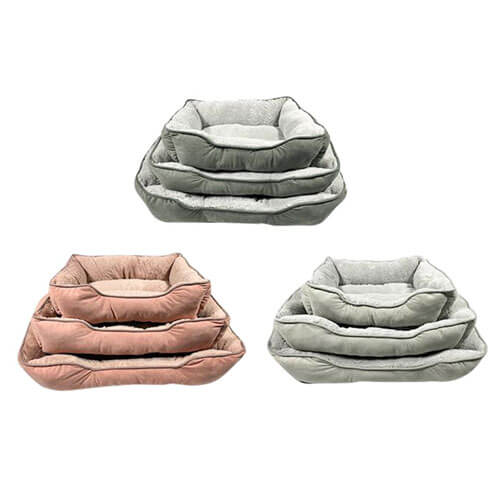 Buddy Luxe Suede Dog Bed (Set of 3)