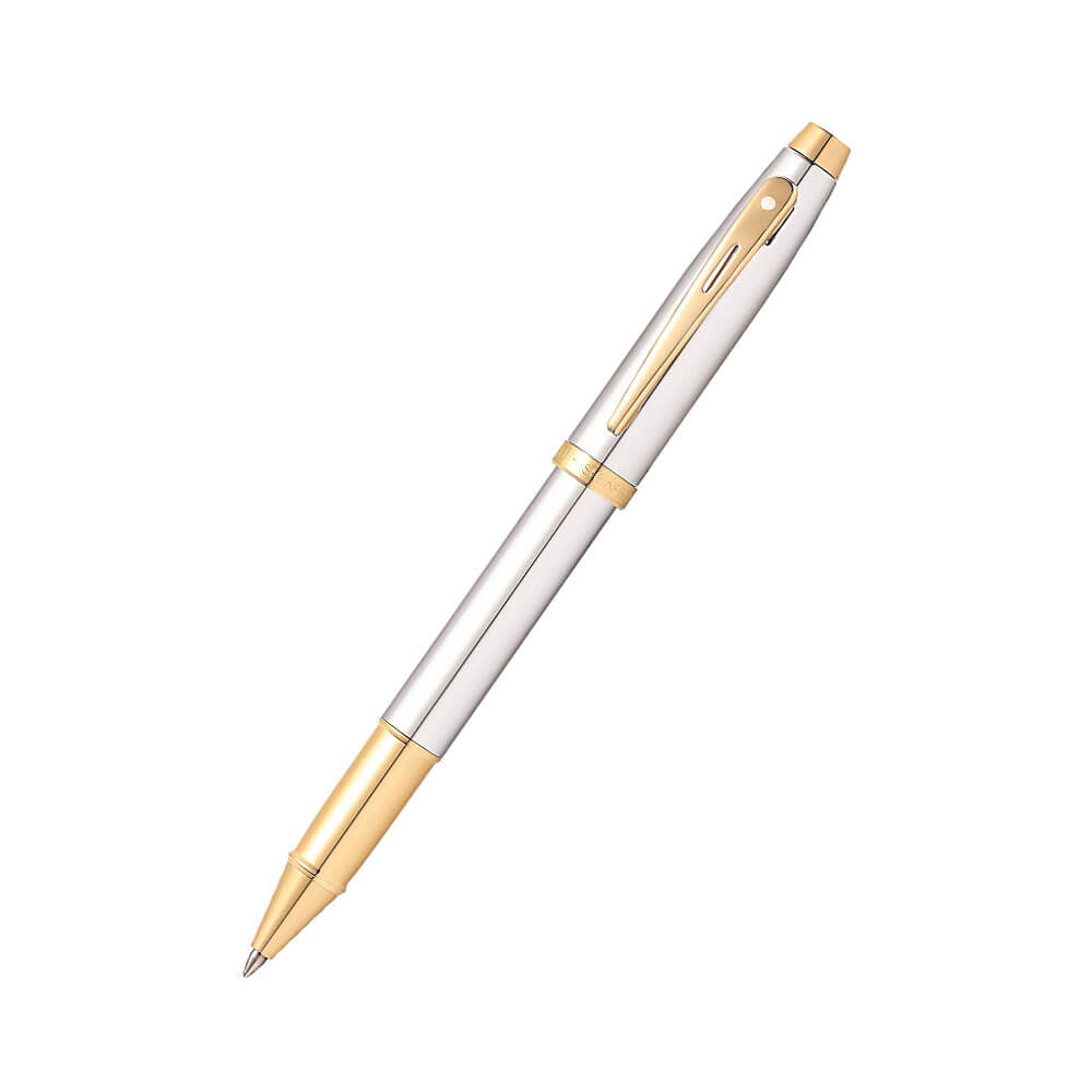 100 Chrome/Gold Trim Plated SS Pen