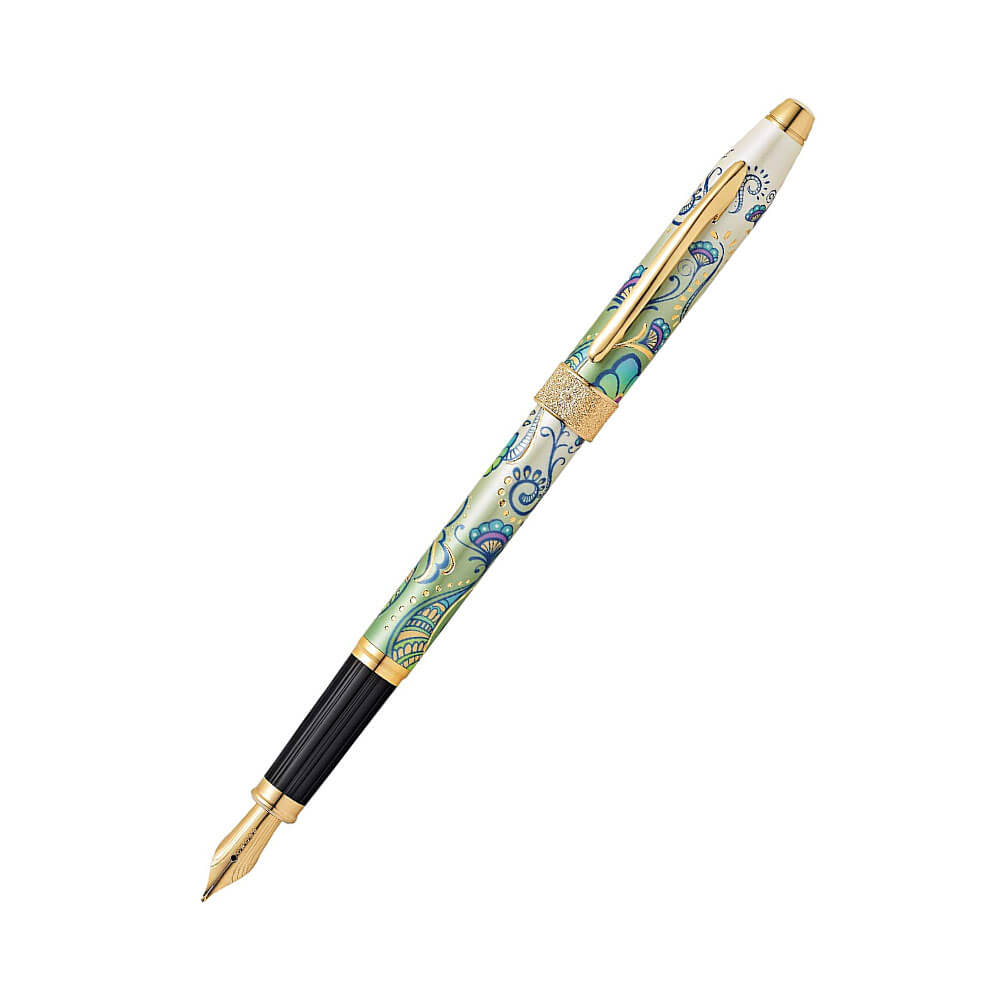 Botanica Green Daylily 23ct Gold Penna