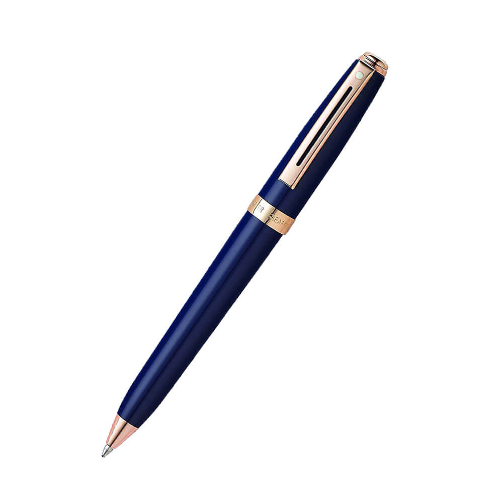 Penna blu cobalto cobalt/penna in oro rosa