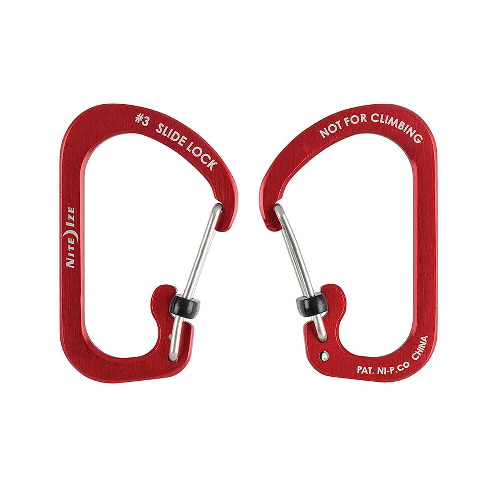 Slidelock karabiner aluminium