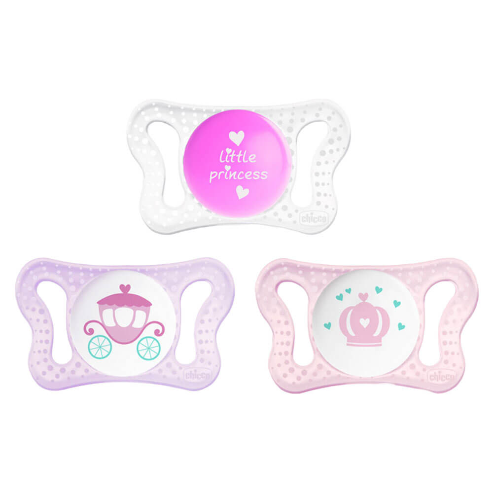 Physio Micro Silicone Pacifier 2PCS（乳児）