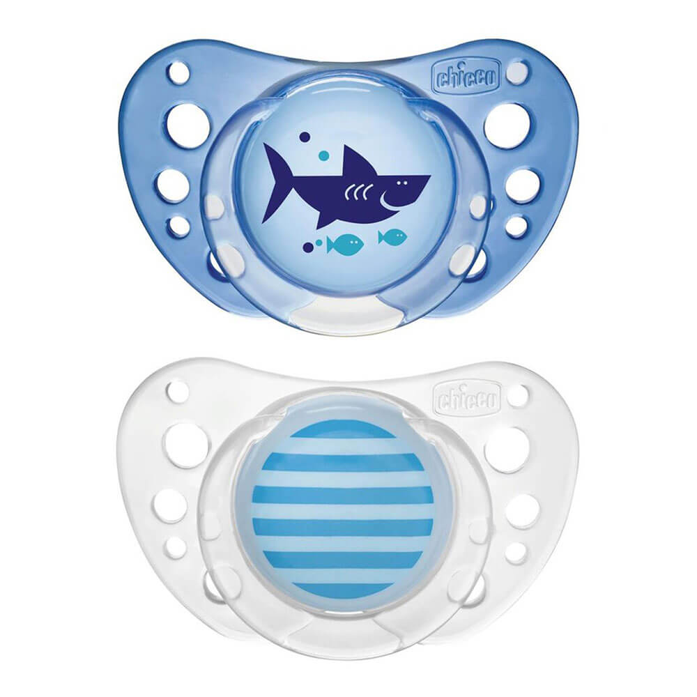 Chicco Latex Physio Air Rubber Pacifier 2pc (Boy)