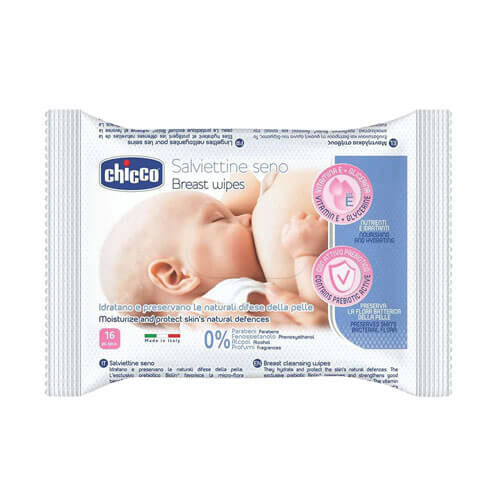 Chicco Nursing Cleansing Breast Wipes