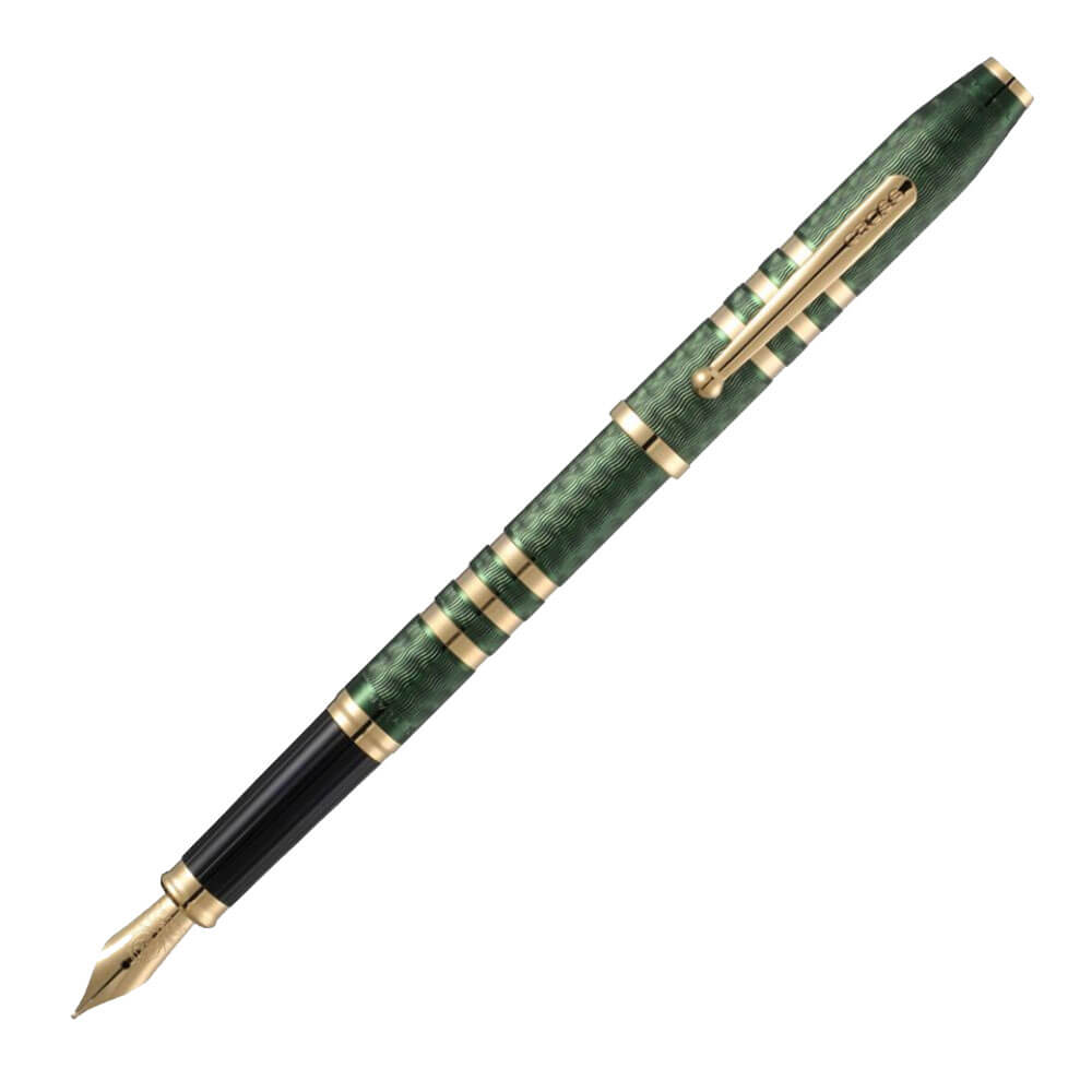 175e siècle II + 23CT Fountain Pen (Lacquer verte)