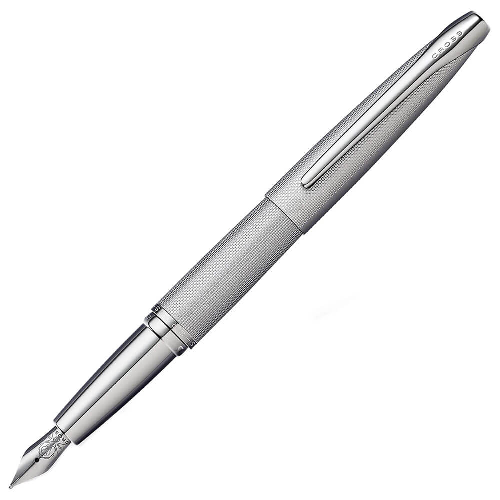 Cross Atx Sandblast Fountain Pen (Titanium Grey)