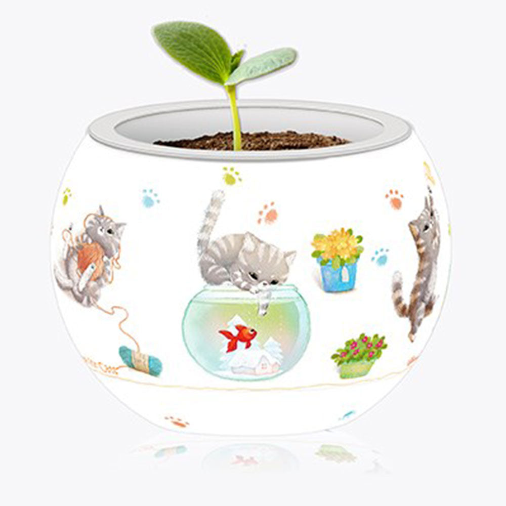 Pintoo Flowerpot 3D Rompecabezas 80 piezas