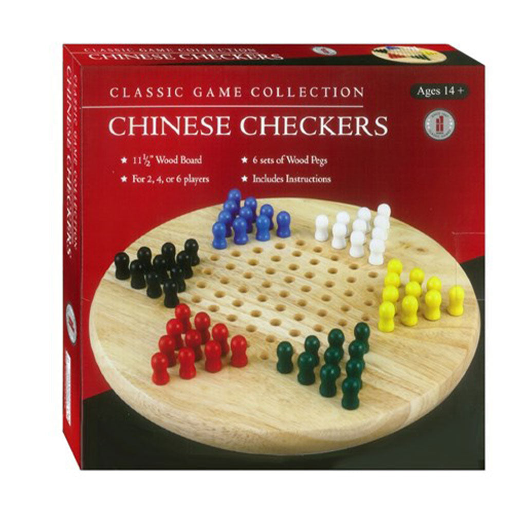 Classic Wooden Chinese Checkers Board Game