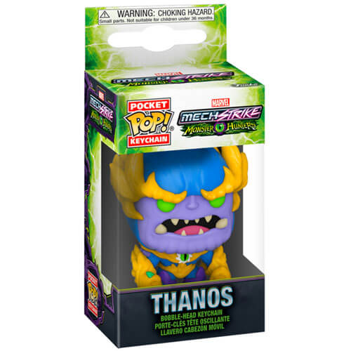 Marvel Mech Strike Monster Hunters Thanos Pop! Keychain