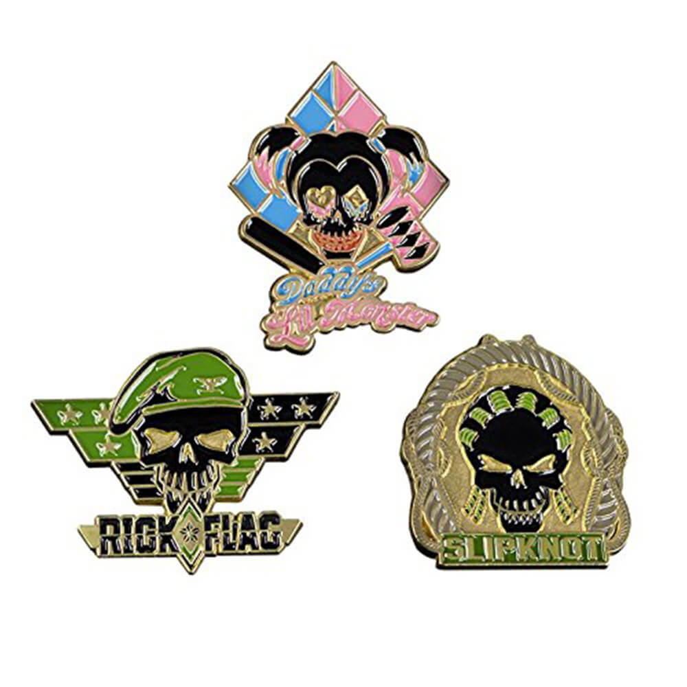 Suicide Squad Lapel Pin Set