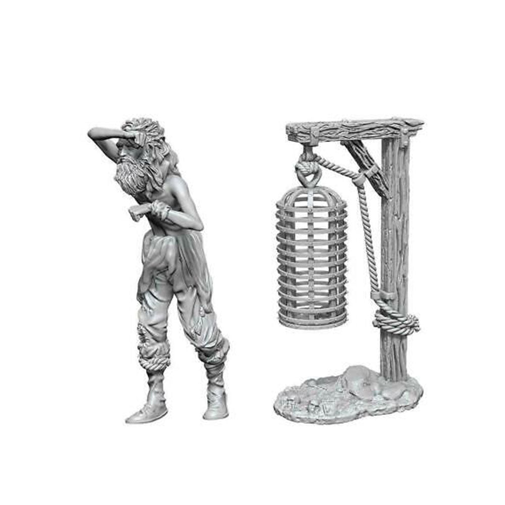 Wizkids Deep Cuts Unpainted Miniatures Hanging Cage