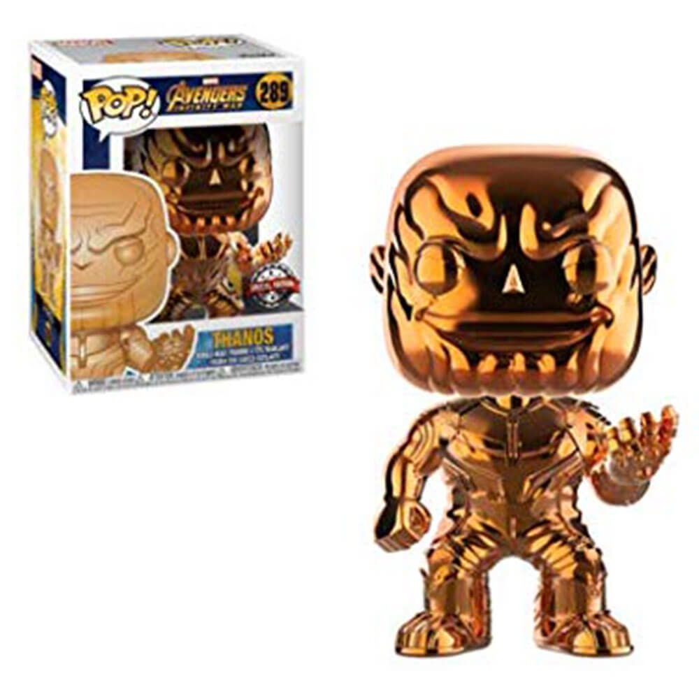 Avengers 3 Infinity War Thanos Orange Chrome US Pop! Vinyl