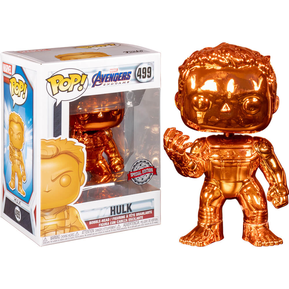 Avengers 4 Endgame Hulk Orange Chrome US Excl Pop! Vinyl