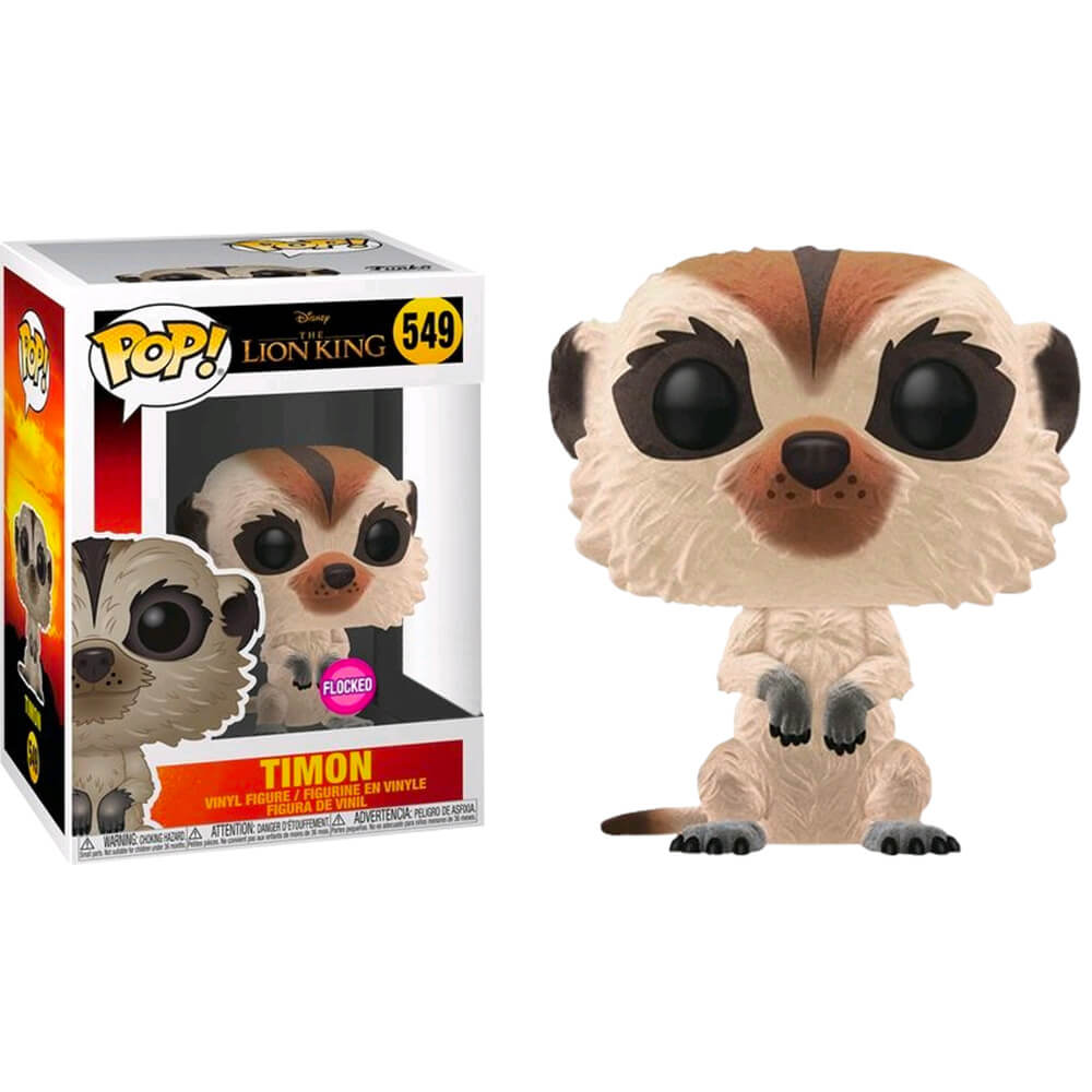 Lion King (2019) Timon Flocked US Exclusive Pop! Vinyl