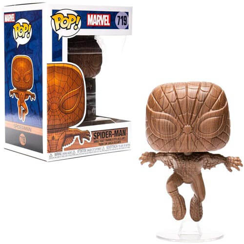 Spider-Man Spider-Man Wood Deco US Exclusive Pop! Vinyl