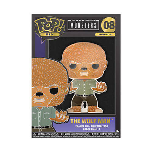 Universal Monsters Wolfman 4" Pop! Enamel Pin