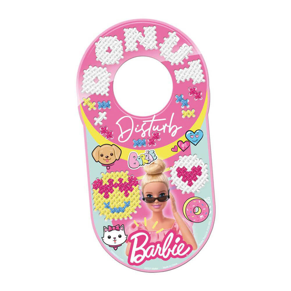 Barbie Cross-Stitch Door Hanger