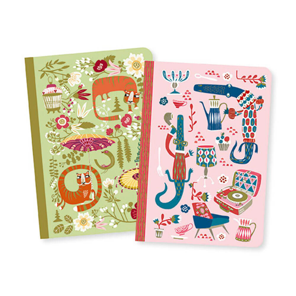 Djeco Little Notebooks（2のセット）