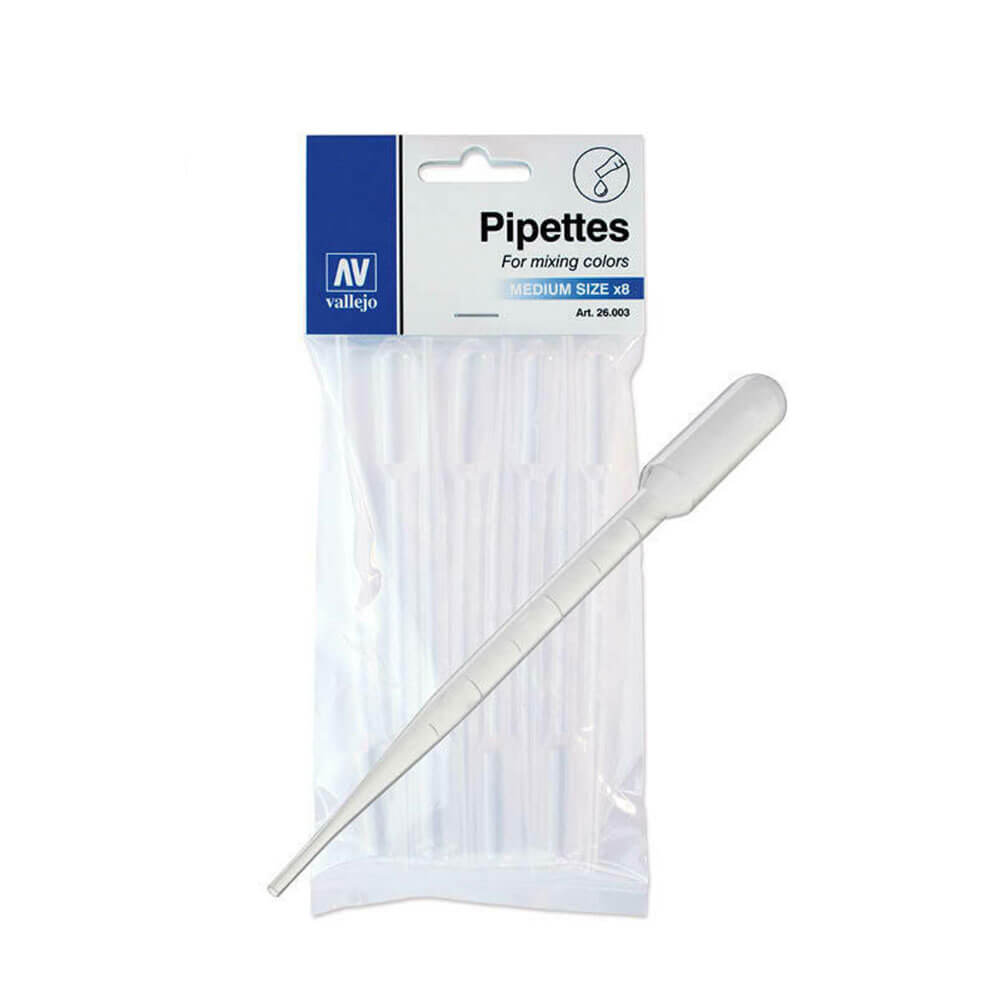 Ferramentas de pintura Vallejo pipetas para misturar cores