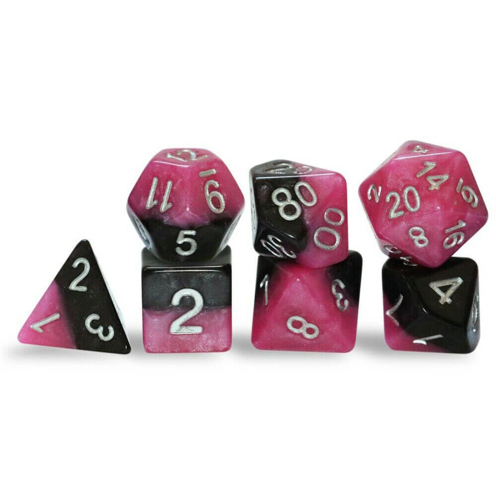 Halfsies Polyedral Gaming 7 Dice por Conjunto