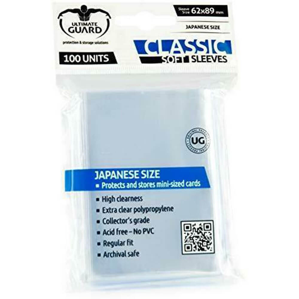  UG Classic Soft Sleeves Transparent 100 Stück