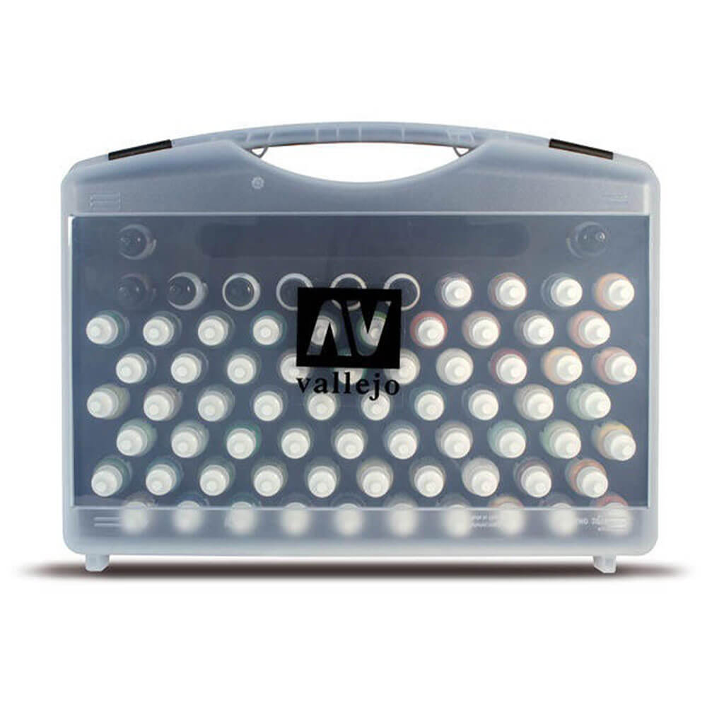 Model Colour Plastic Case 72 Combinations + Brushes