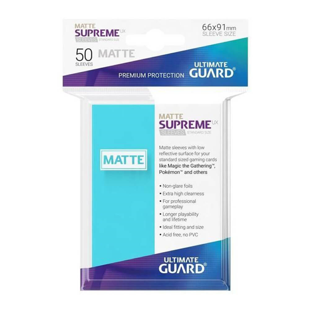 Ultimate Guard Supreme UX Standard Size Aquamarine 50pcs