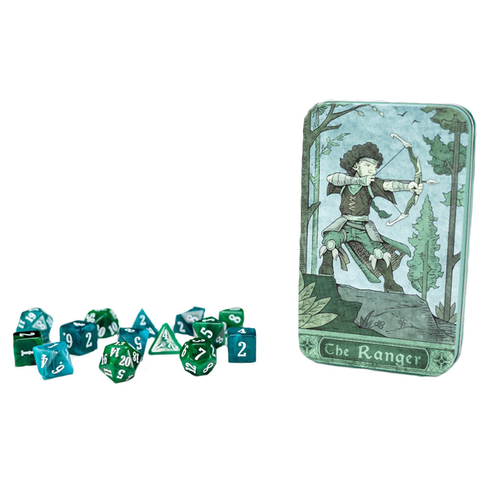 Beadle & Grimms Dice set i tenn