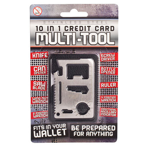 10-in-1 Credit Card Multi-Tool