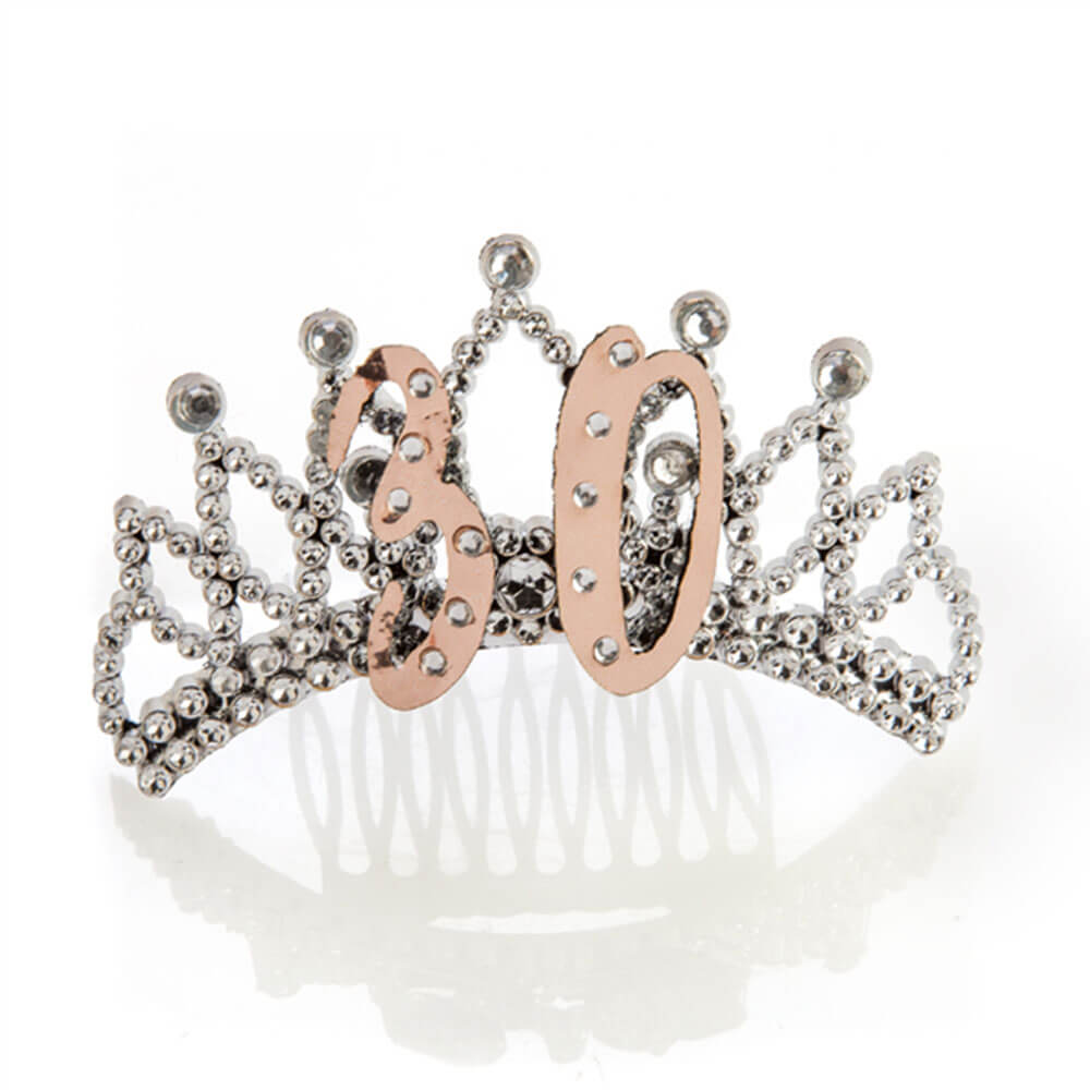 Rose Gold and Silver Tiara