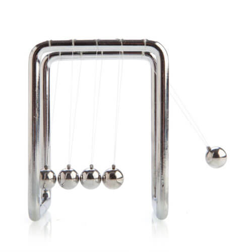 World's Smallest Newton's Cradle