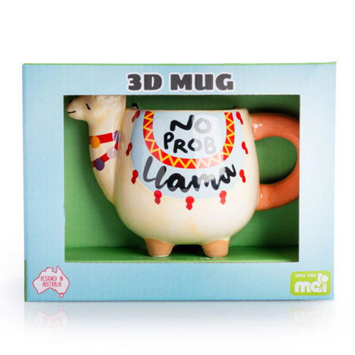 No Prob Llama 3D Mug