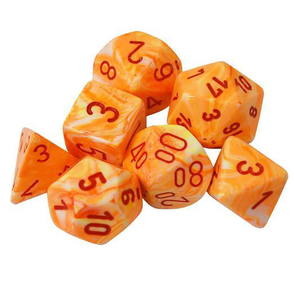 Chessex Polyhedral 7-die feestelijke set