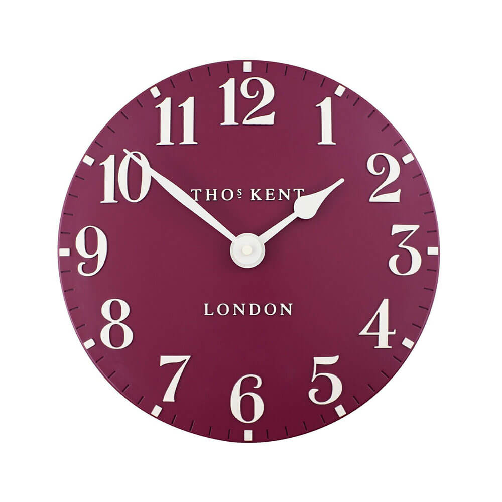 Thomas Kent Arabic Wall Clock with 3D Numerals 30cm