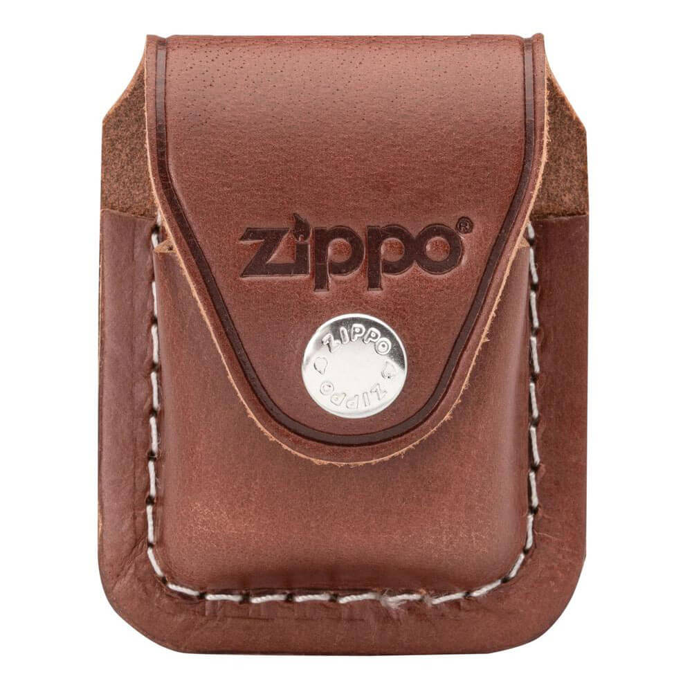 Bolsa de couro acessório zippo com clipe