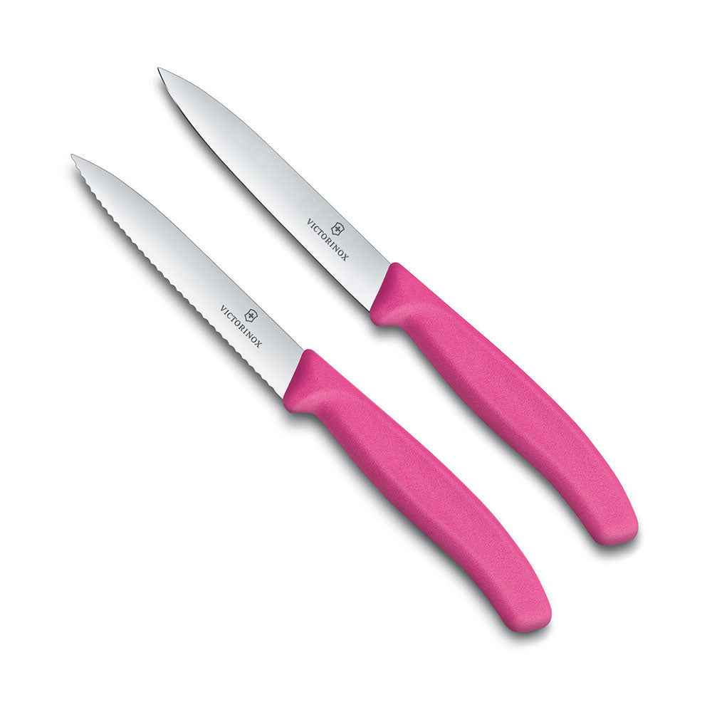 Victorinox pointu du couteau de mise en œuvre dentelé 2pcs 10cm